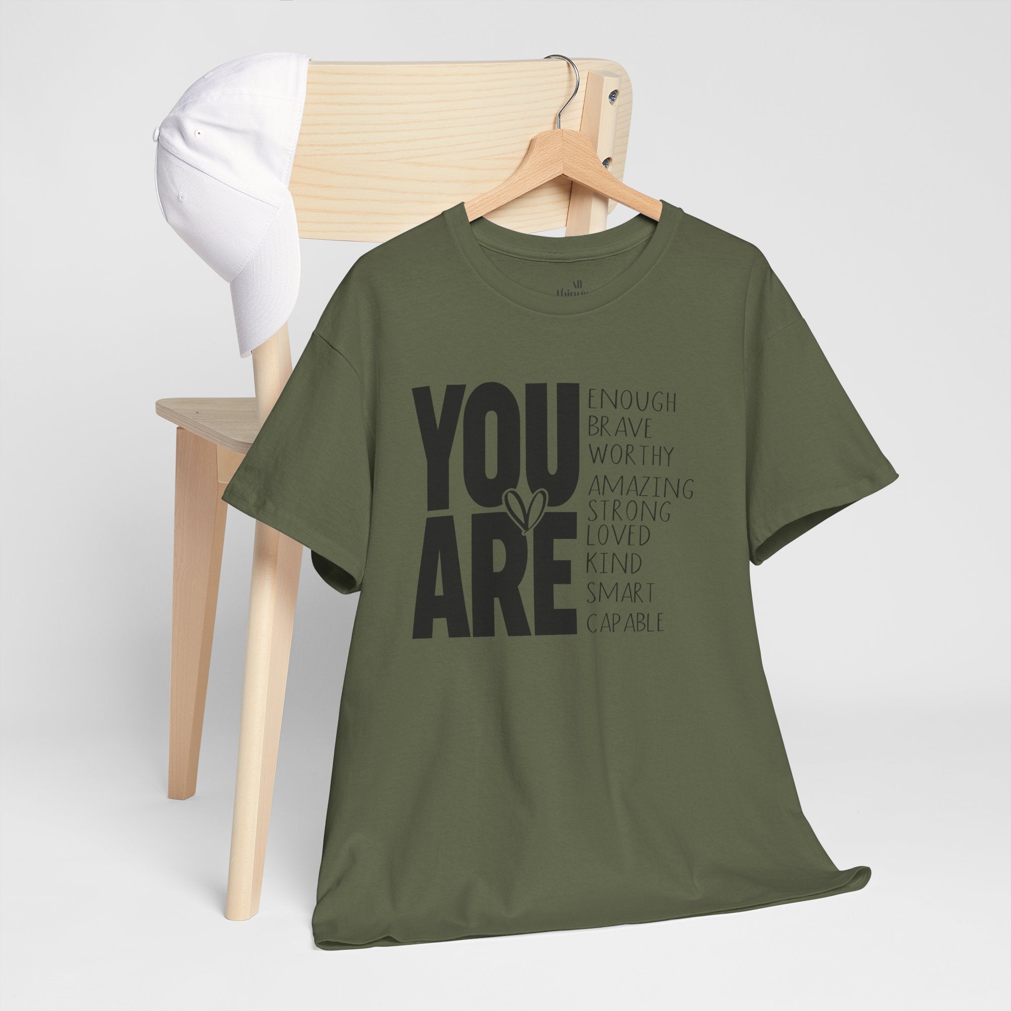 You Are Inspirational Tee — "You Are" Positive Affirmation T-Shirt