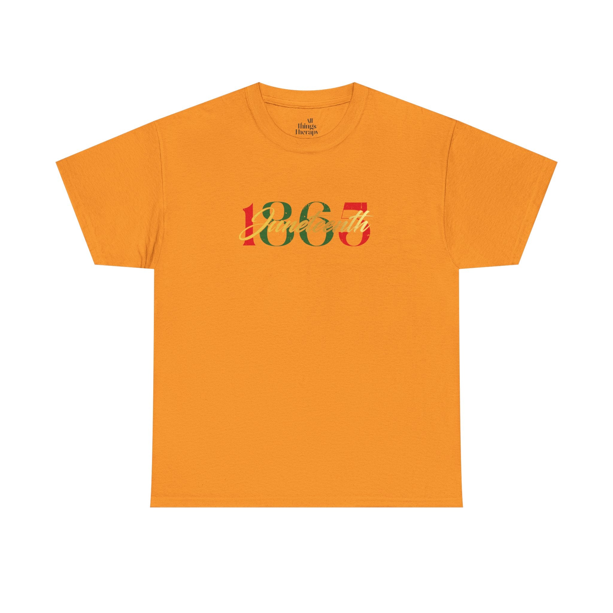 Vintage 1865 Unisex Heavy Cotton Tee, Casual Graphic Tee, Retro Style Shirt, Gift for History Lovers, Perfect for Everyday Wear