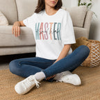 Master of Social Work Tee — Retro Pastel MSW Shirt for Social Workers