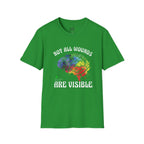 Mental Health Awareness T-Shirt – Not All Wounds Are Visible