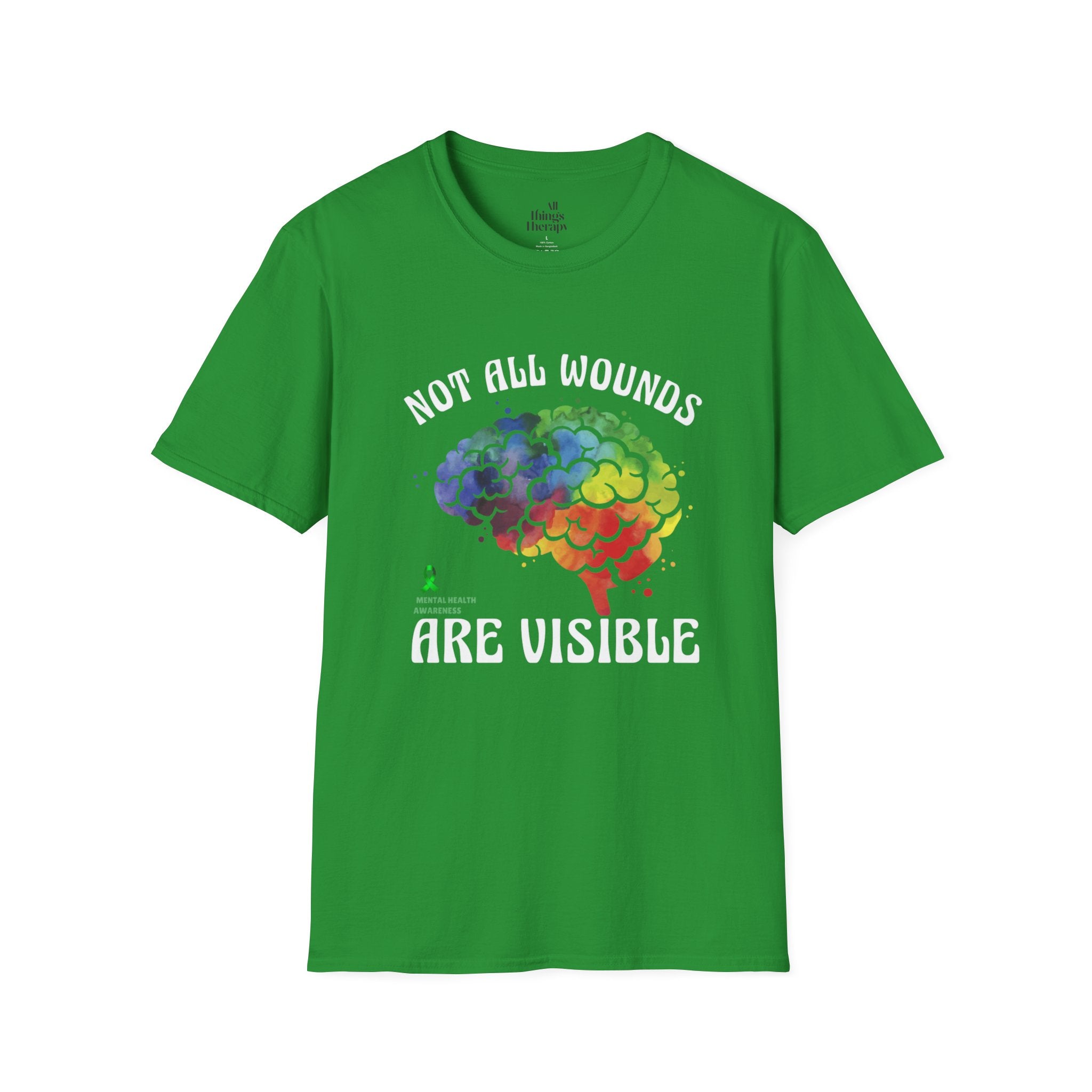 Mental Health Awareness T-Shirt – Not All Wounds Are Visible