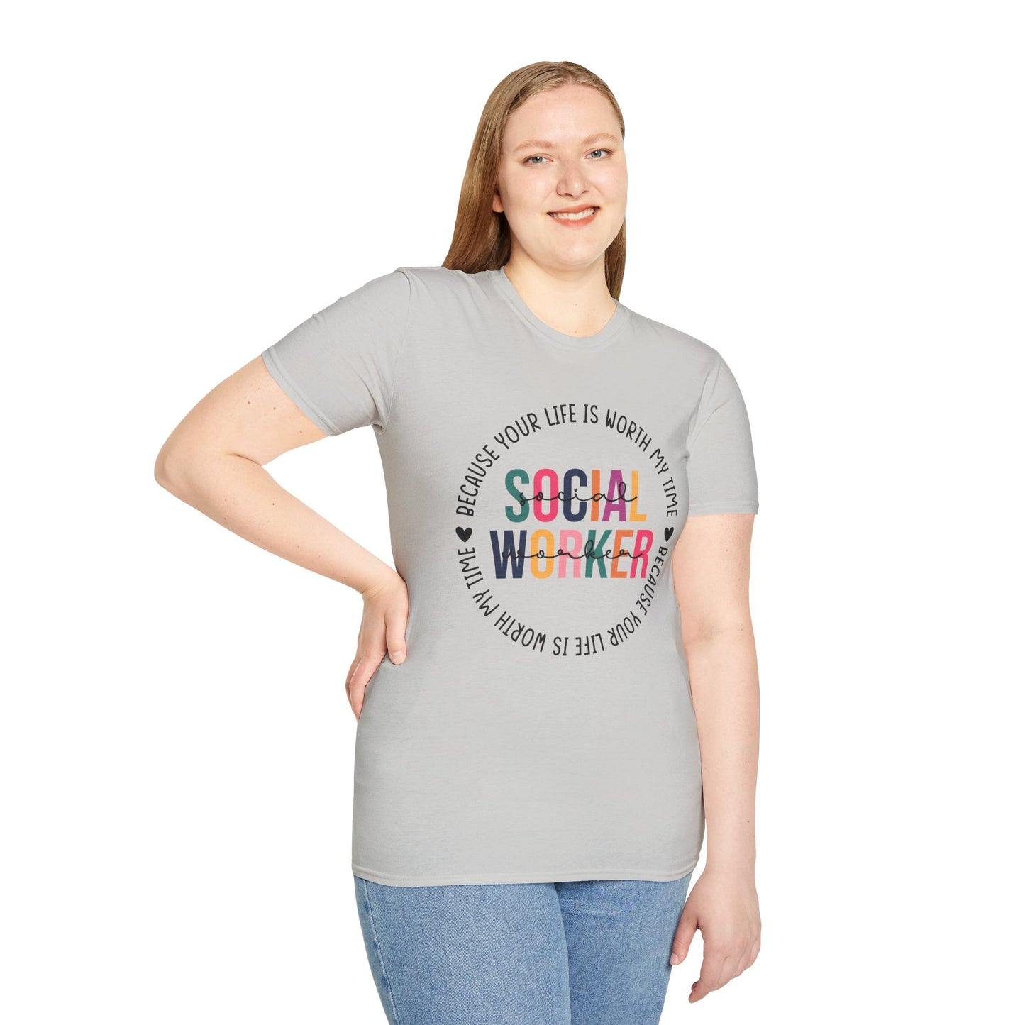 Social Worker Unisex Softstyle T-Shirt