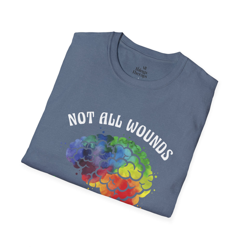 Mental Health Awareness T-Shirt – Not All Wounds Are Visible