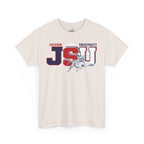 Unisex Heavy Cotton Tee, Jackson University Spirit Shirt, College Apparel, Graduation Gift, Casual Wear, School Pride Tee
