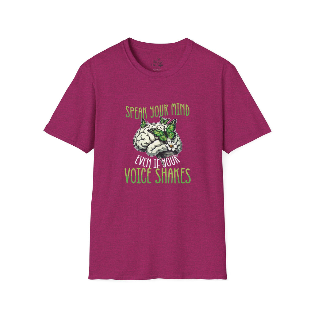 Speak Your Mind Graphic T-Shirt | Unisex Softstyle Tee for Self-Expression