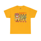 Anxiety Family Graphic Tee — Cute Checkerboard Monster Mental Health Shirt