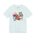 Be Yourself Butterfly T-Shirt — Inspirational Floral Watercolor Tee