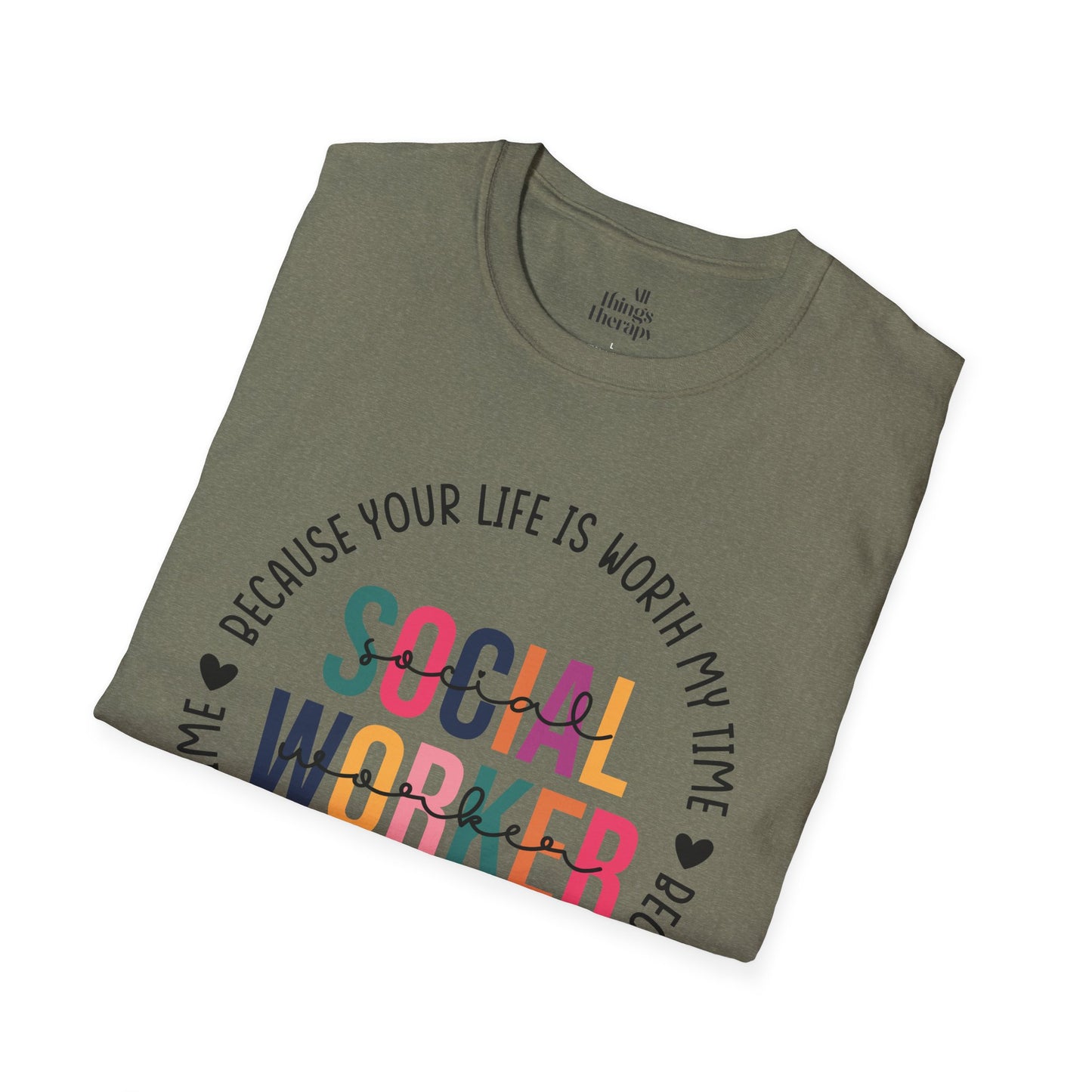 Social Worker Unisex Softstyle T-Shirt