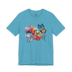 Be Yourself Butterfly T-Shirt — Inspirational Floral Watercolor Tee