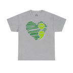 T‑Shirt — Green Scribble Heart “You Matter” Mental Health Awareness Tee