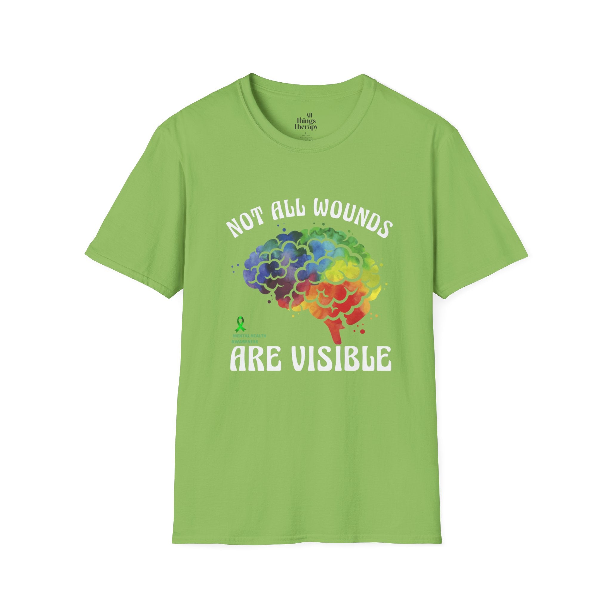 Mental Health Awareness T-Shirt – Not All Wounds Are Visible