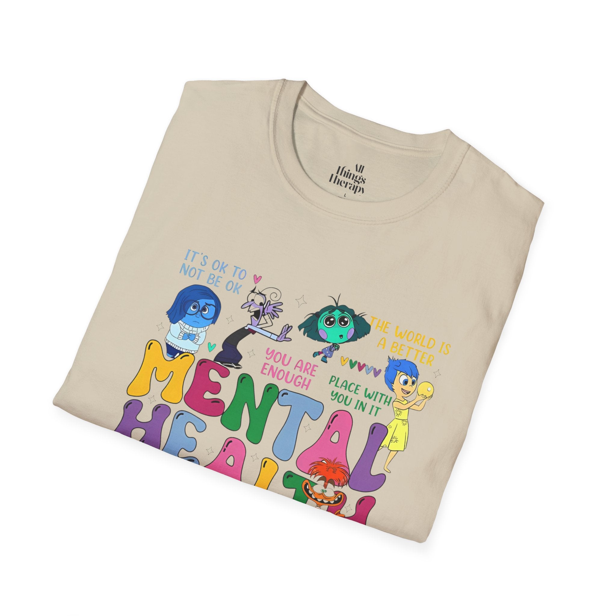 Mental Health Matters T-Shirt - Unisex Softstyle Tee for Awareness