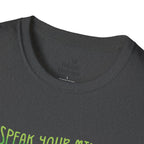 Speak Your Mind Graphic T-Shirt | Unisex Softstyle Tee for Self-Expression