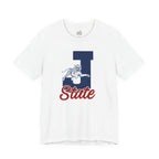 J State Tiger Graphic Tee, Vintage College Shirt, Unisex Casual Wear, School Spirit Apparel, Gift for Students and Alumni