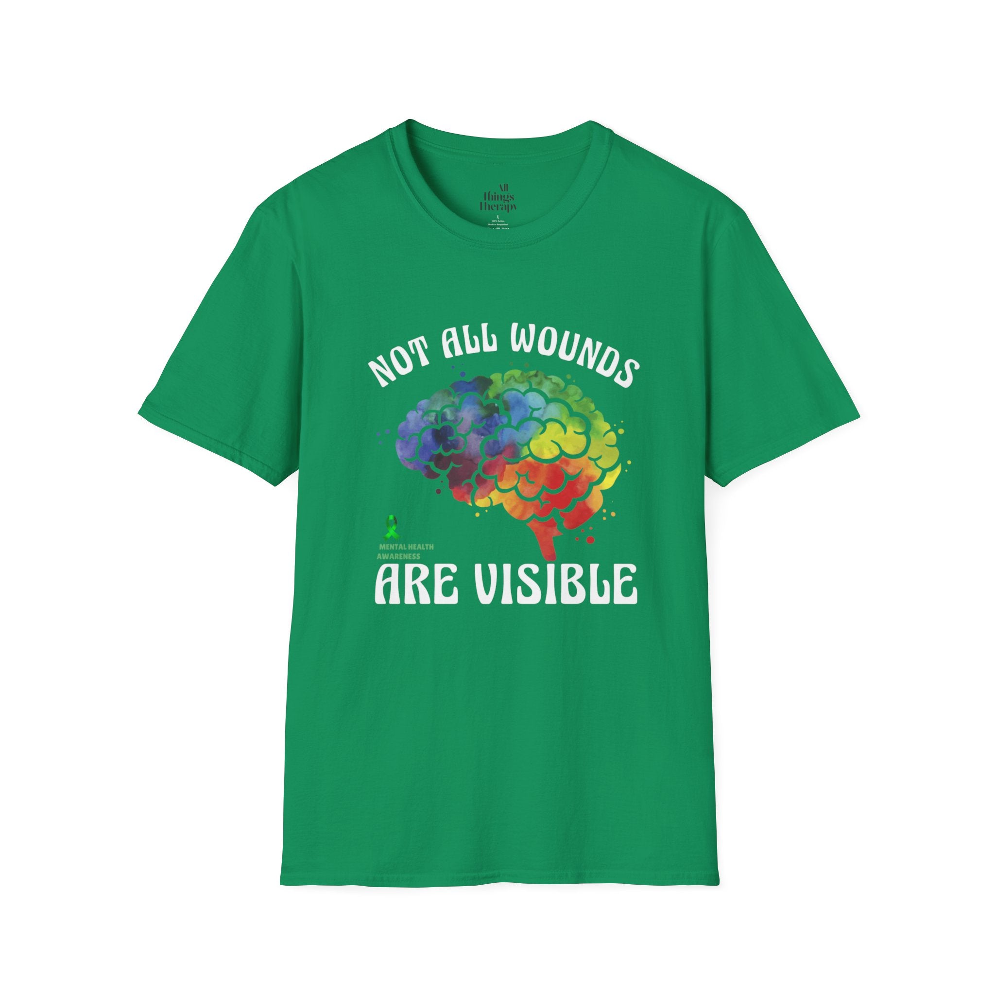 Mental Health Awareness T-Shirt – Not All Wounds Are Visible