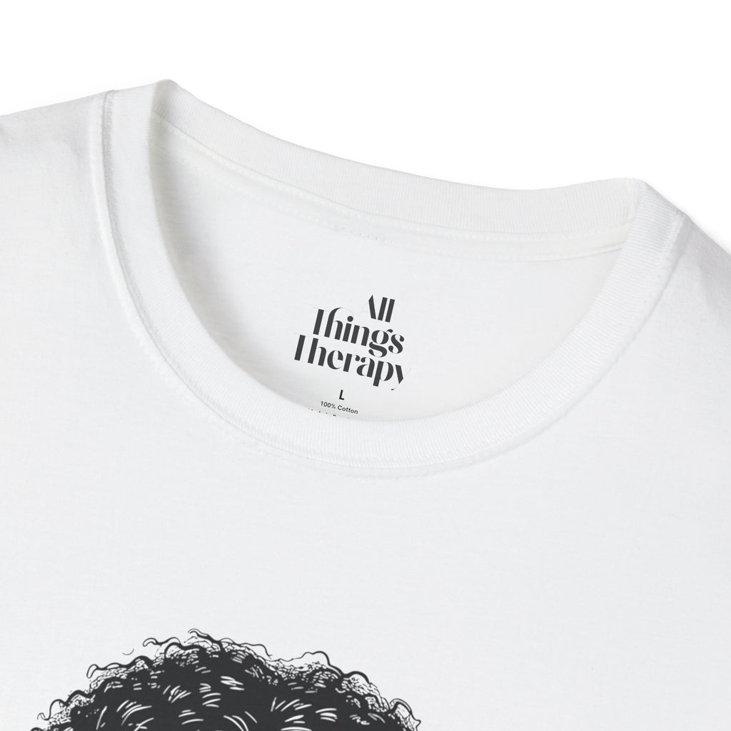 Mental Health Awareness Unisex Softstyle T-Shirt - Positive Vibes Tee