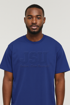 Jackson State University Embossed Tshirt (UNISEX) PRE ORDER. EXPECTED SHIP DATE 30 DAYS AFTER PURCHASE!