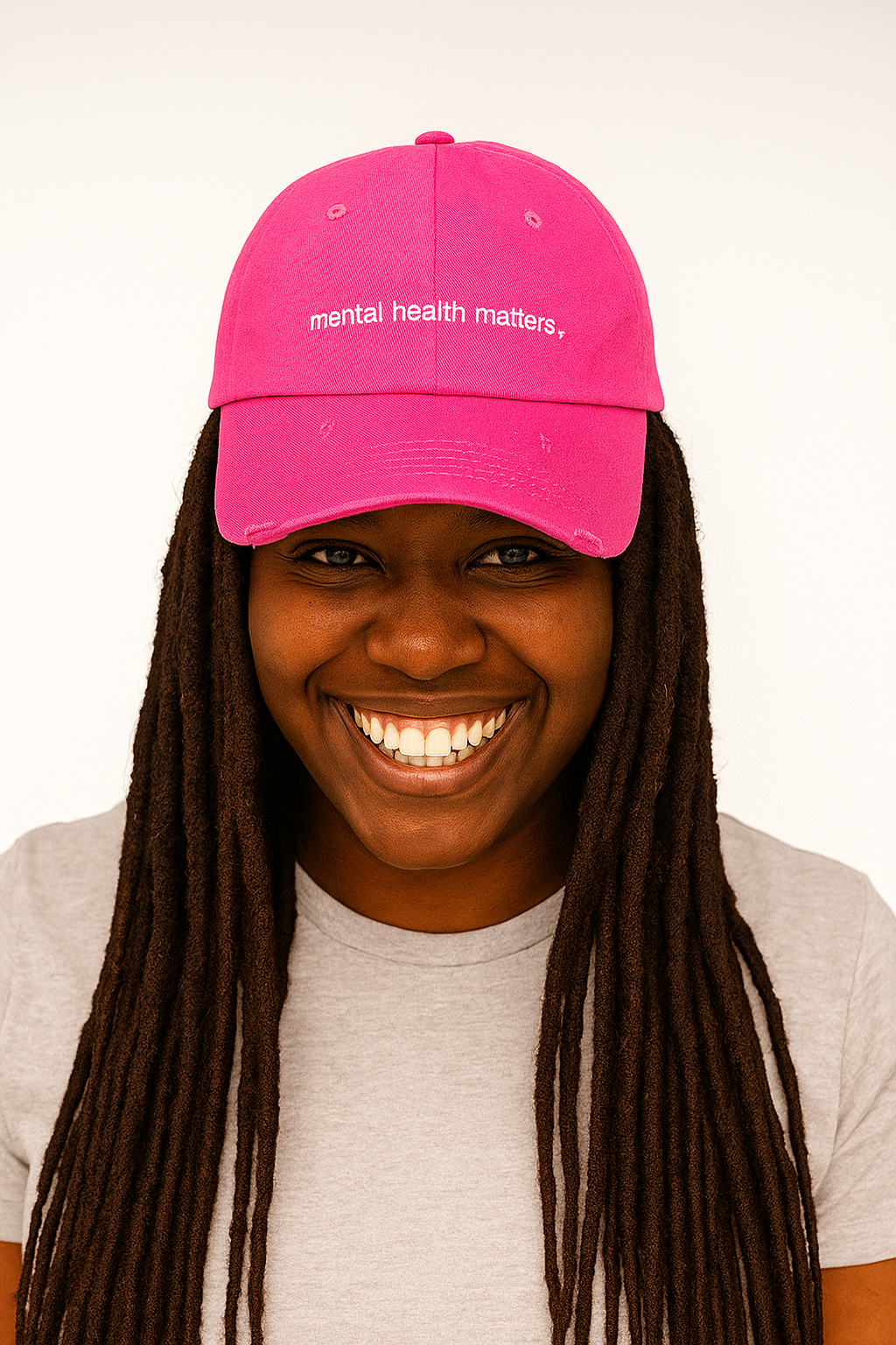 Mental Health Matters Distressed Baseball Cap