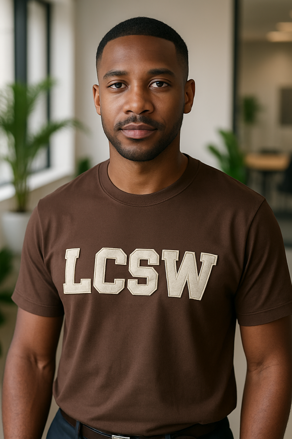 LCSW Brown Chenille Tshirt