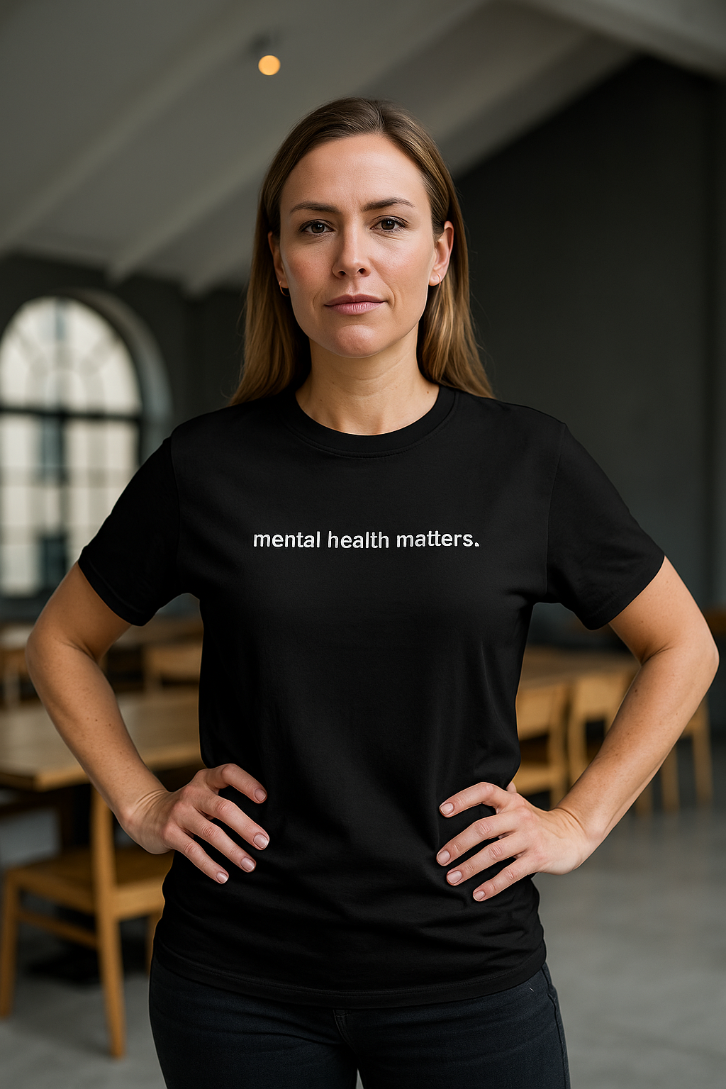 Mental Health Matters Embroidered Tshirt