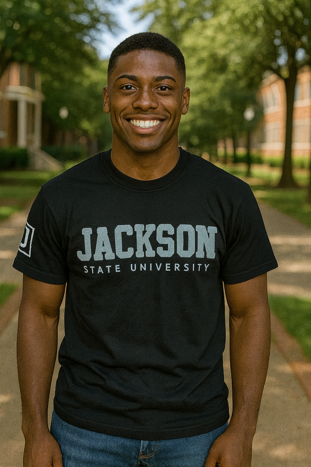Jackson State University Black Out T-sirt (Unisex)