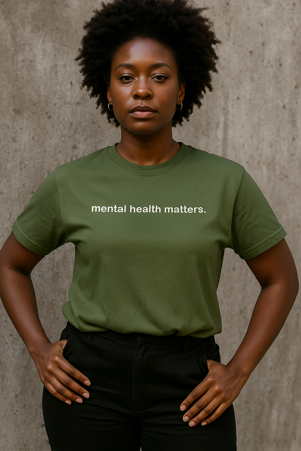 Mental Health Matters Embroidered Tshirt