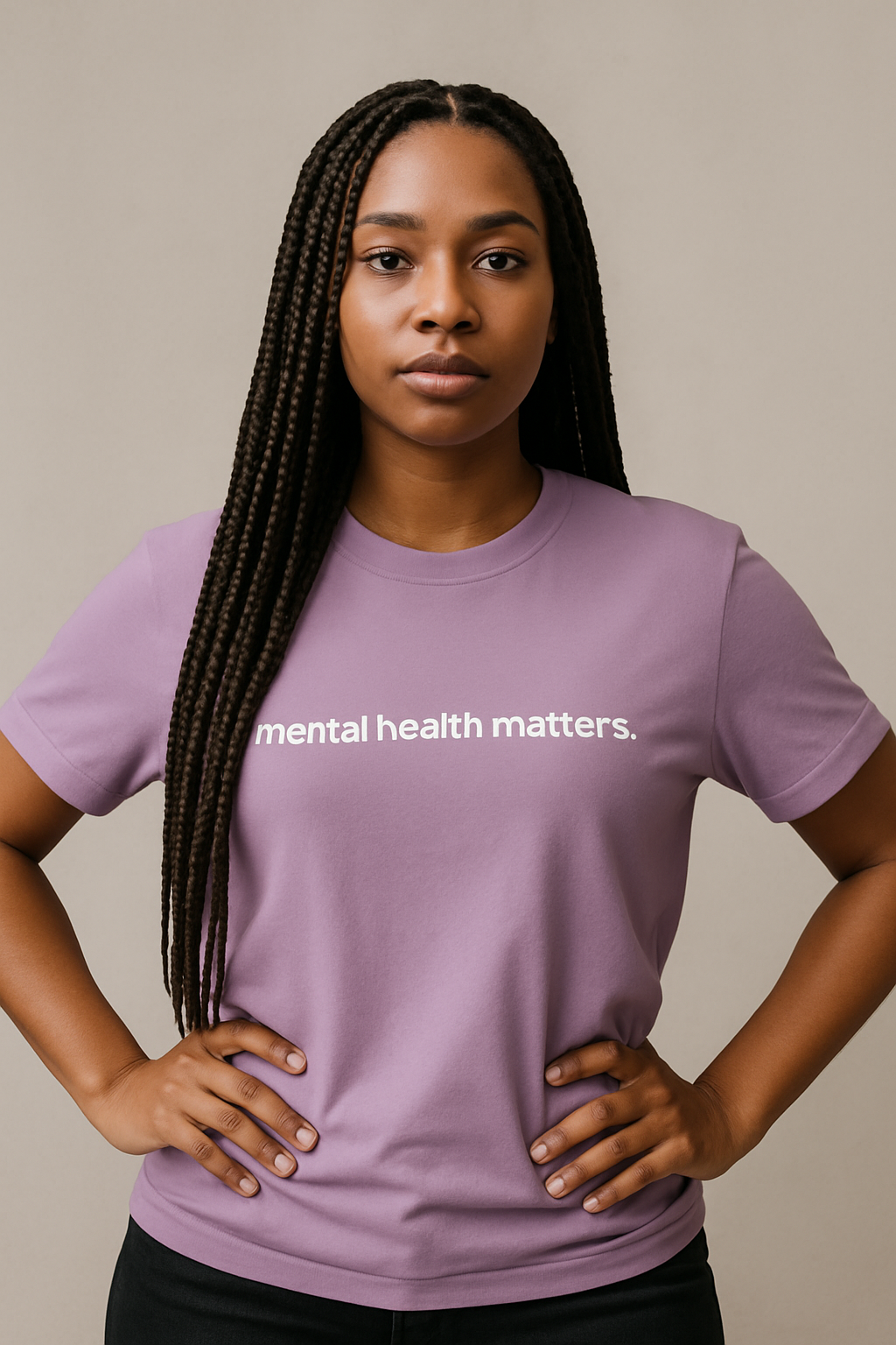 Mental Health Matters Embroidered Tshirt