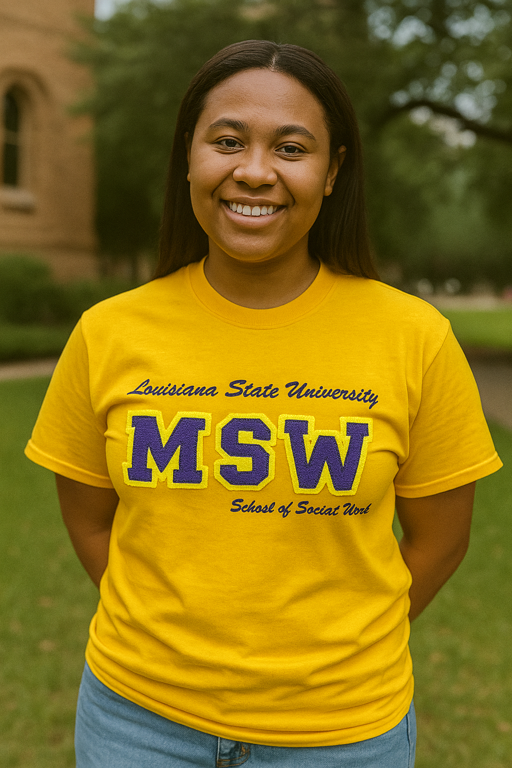 Louisiana State University Chenille Tshirt