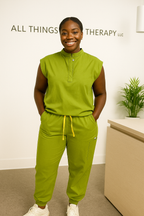 All Things Therapy Livestrong Scrub Jogger Pants (Matcha Green)