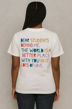 Dear Student Message Tshirt