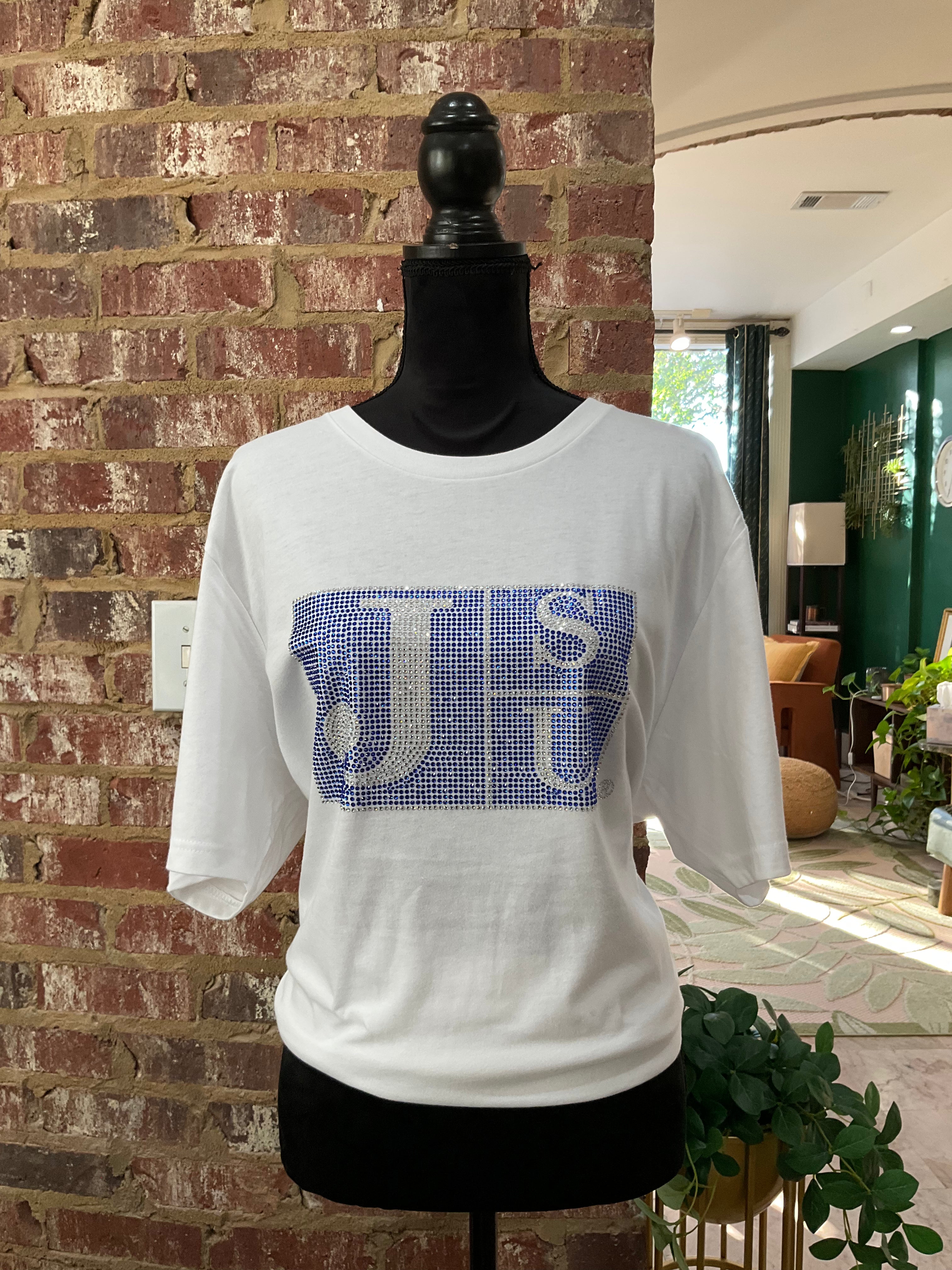 Thee Blue Diamond Block Lightweight Tee (White)