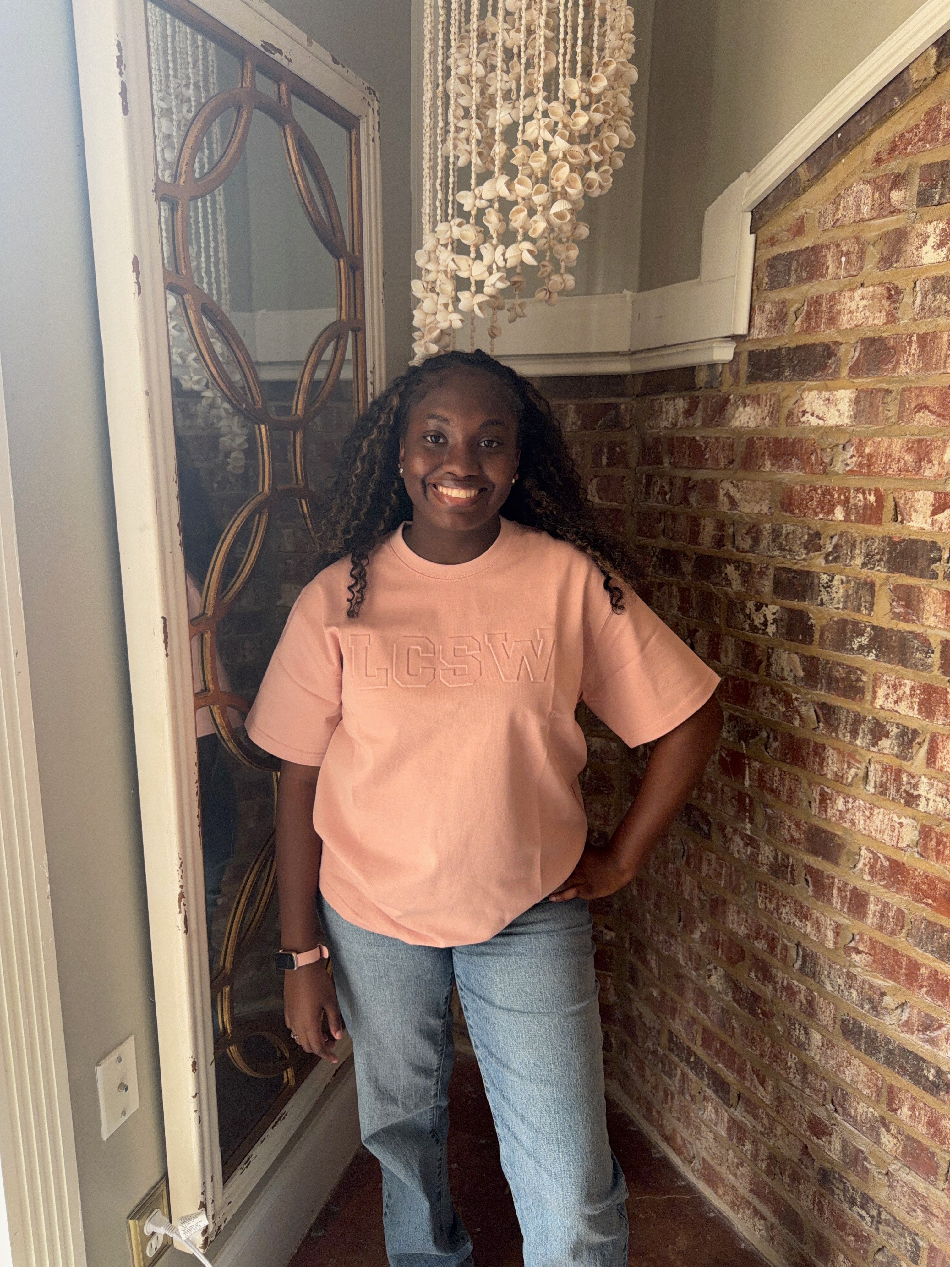 LCSW Embossed Tshirt Unisex