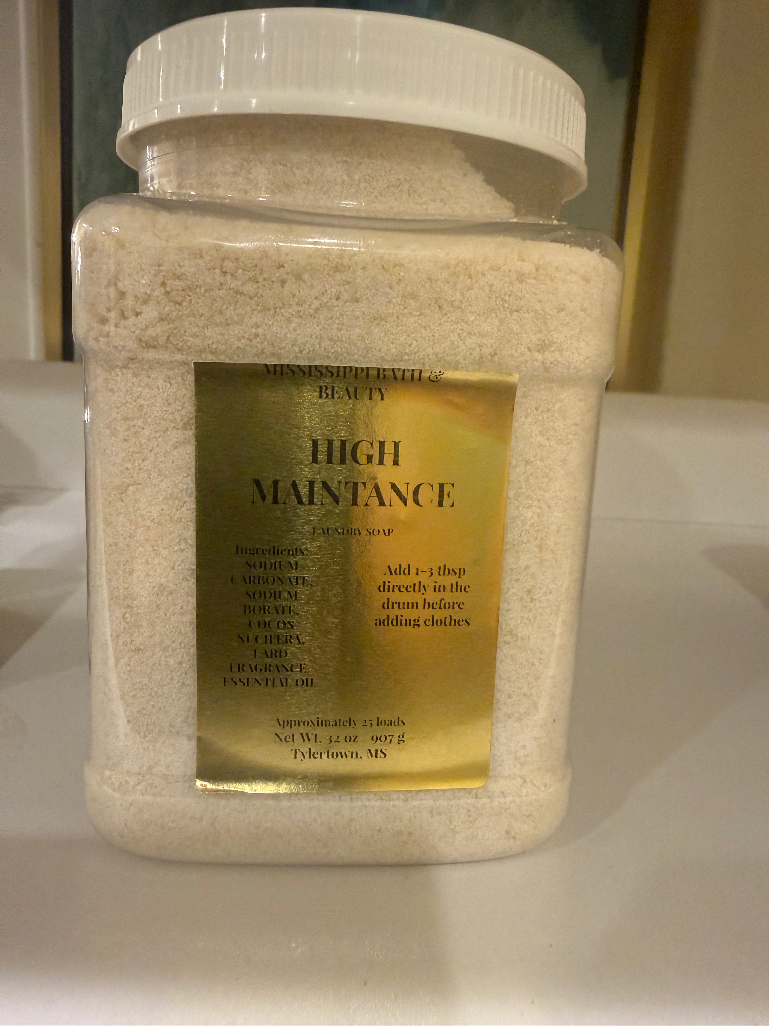 High Maintenance Laundry Detergent