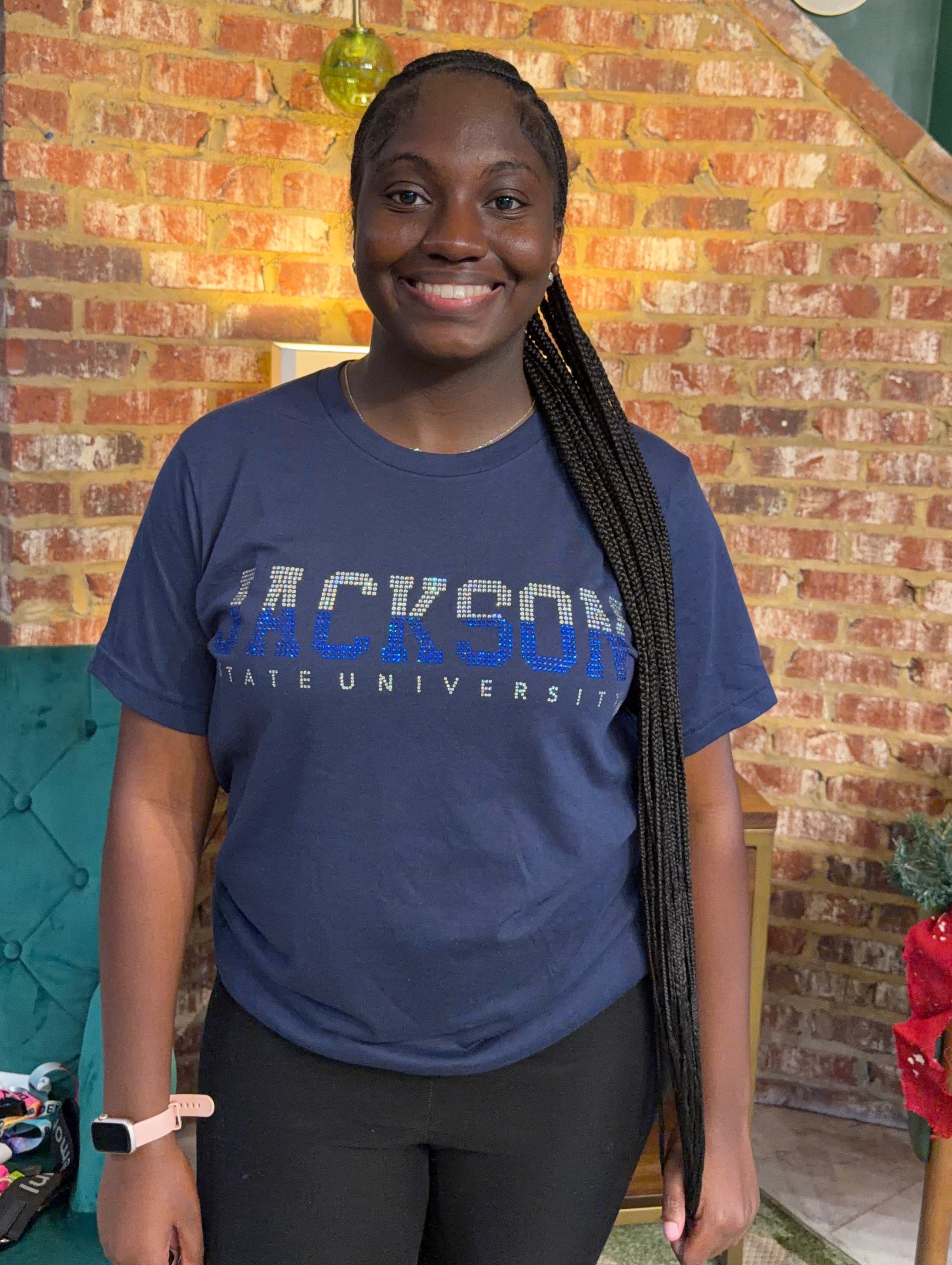 JSU Rhinestone Tshirt