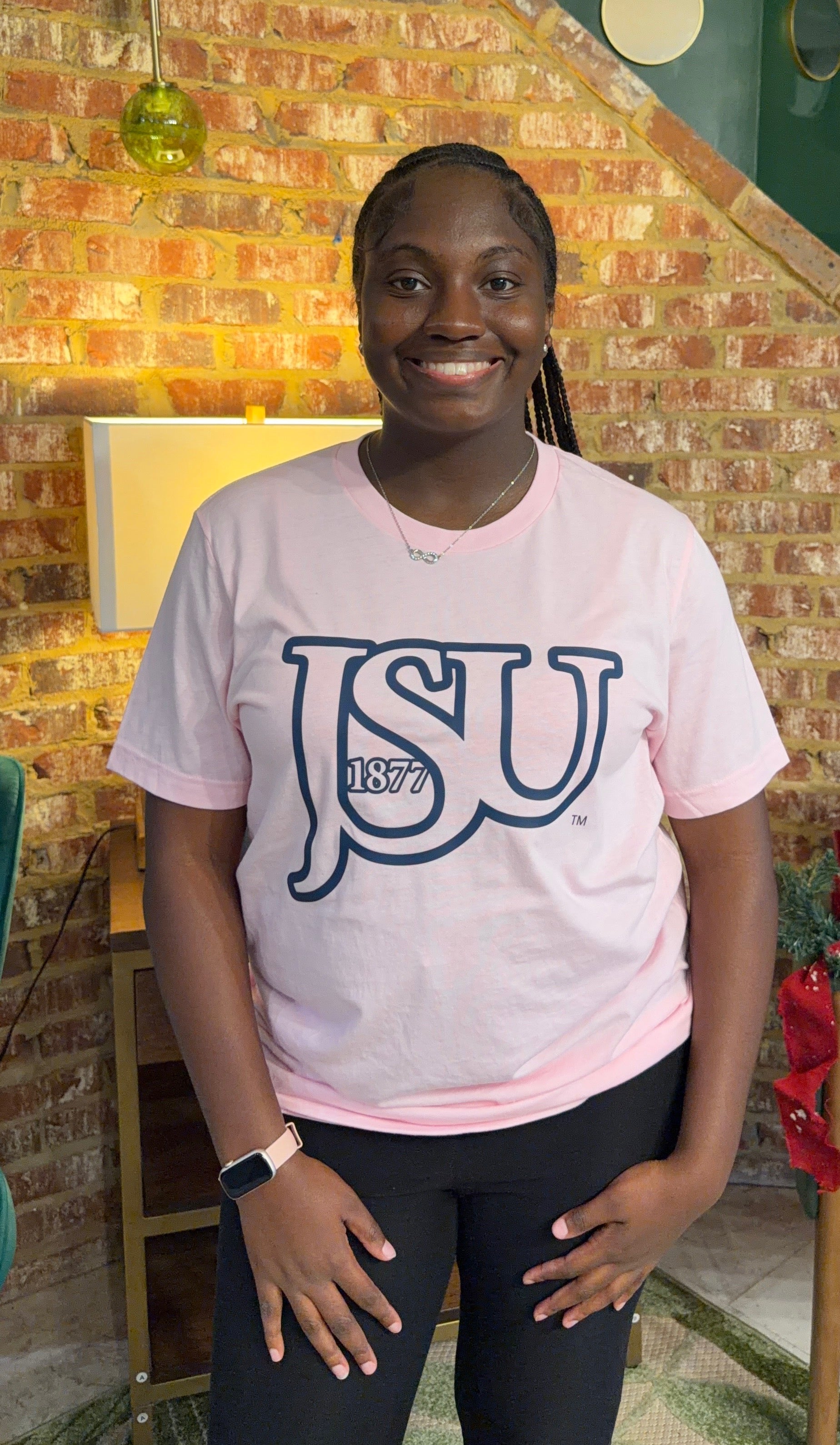 JSU lightweight 3D silicone print tshirt
