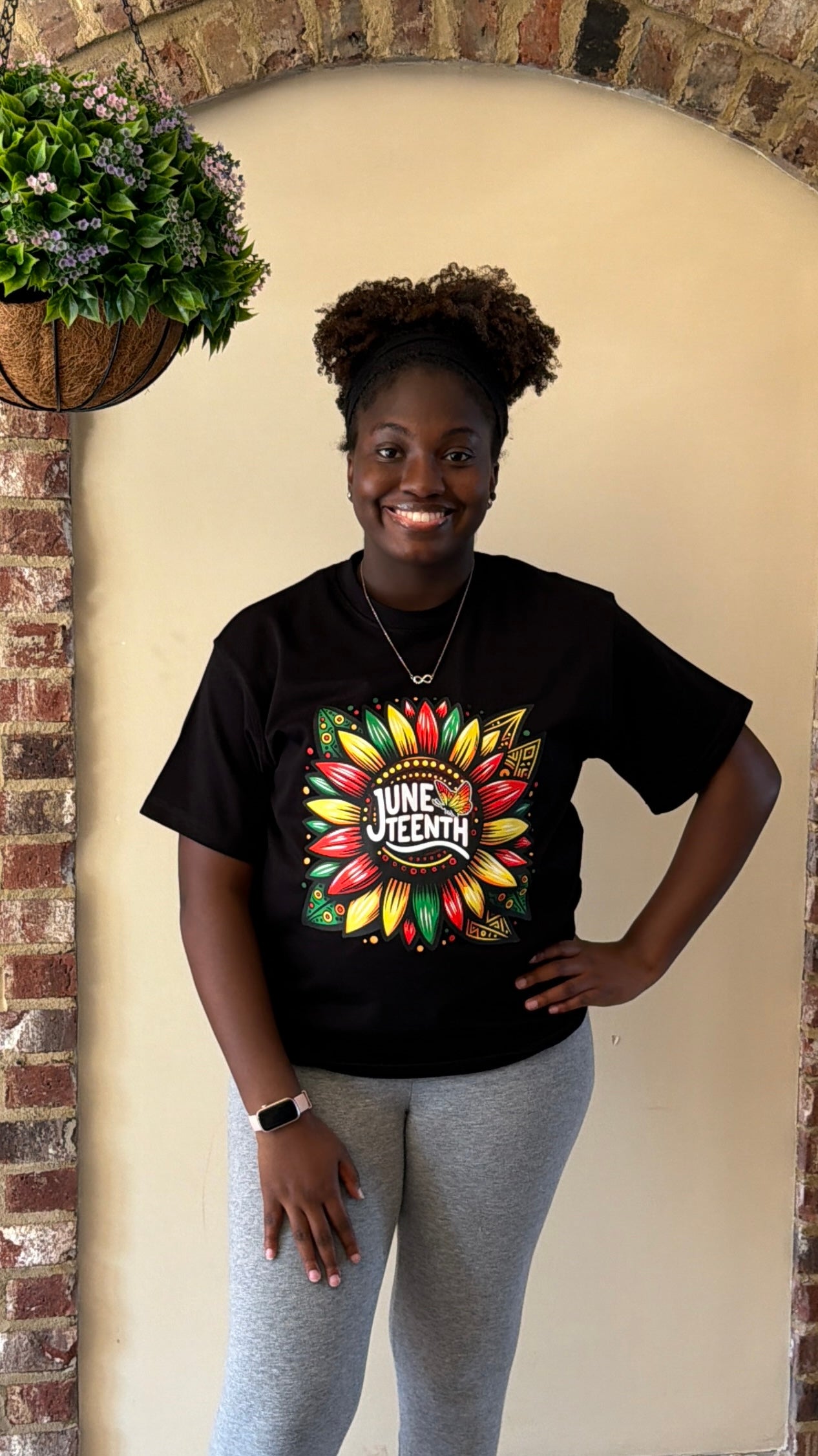 Juneteenth Flower Tshirt