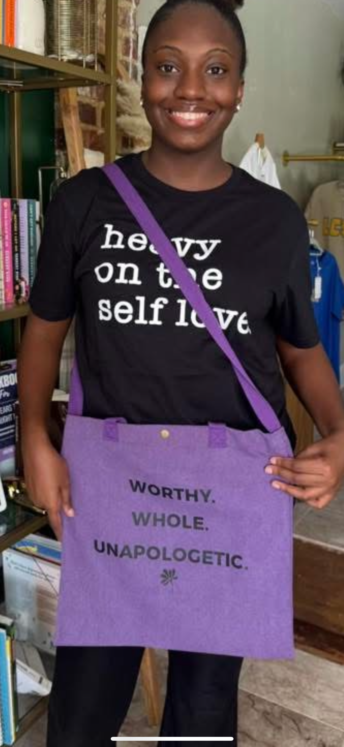Worthy Whole Unapologetic Tote Bag