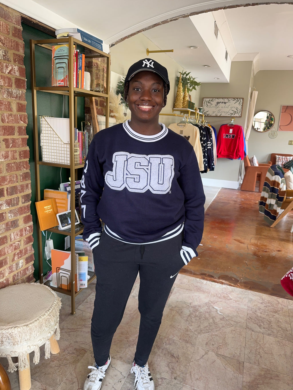 JSU Blue Chenille Sweatshirt