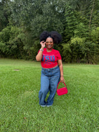 THEE Roar Red Lightweight Tee