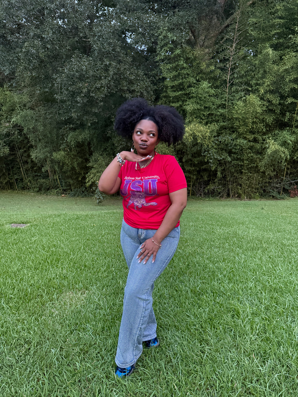 Thee Diamond Roar Lightweight Red Tee