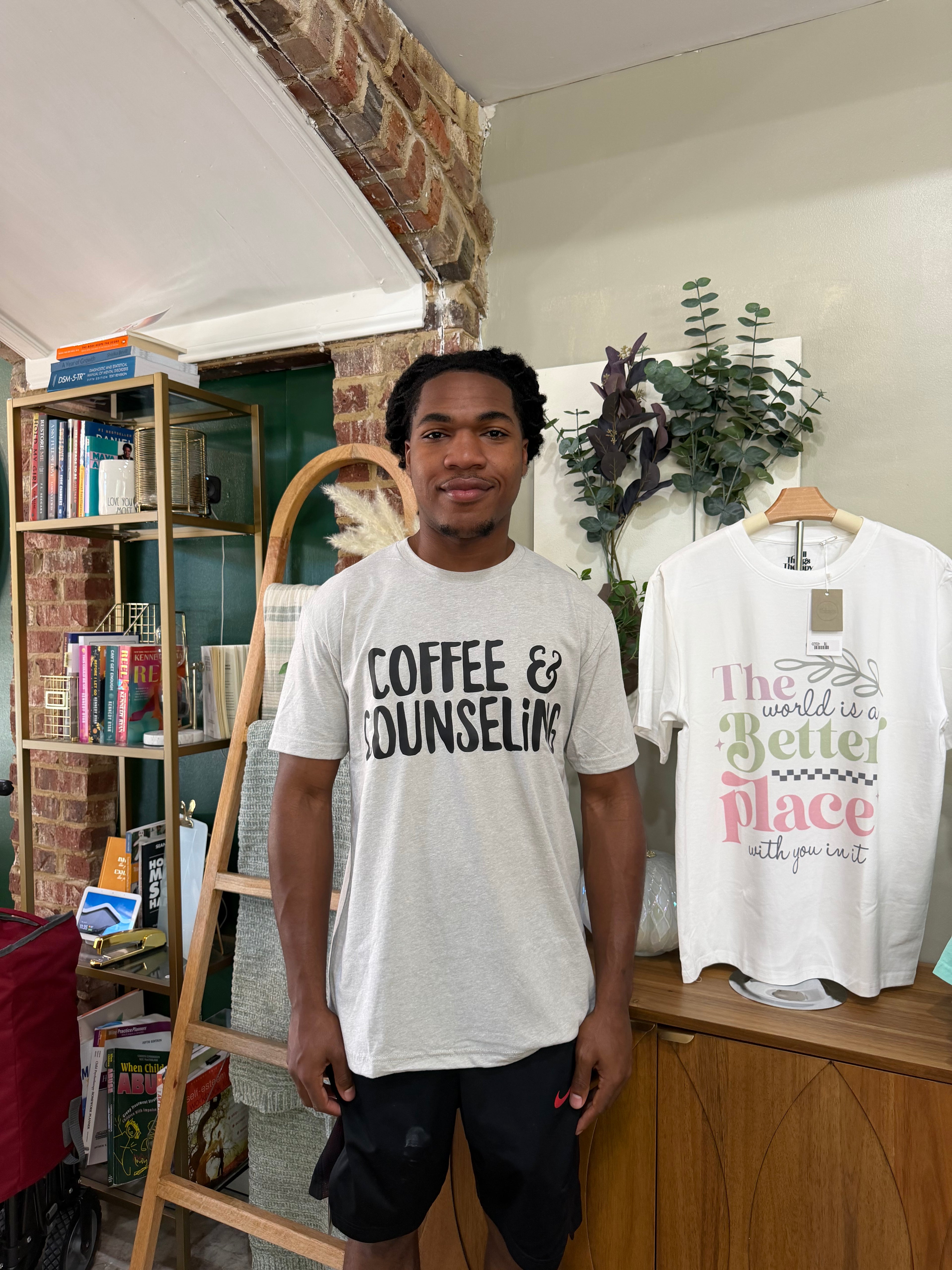 Coffee and Counseling Stone Tee | The Vault Collection