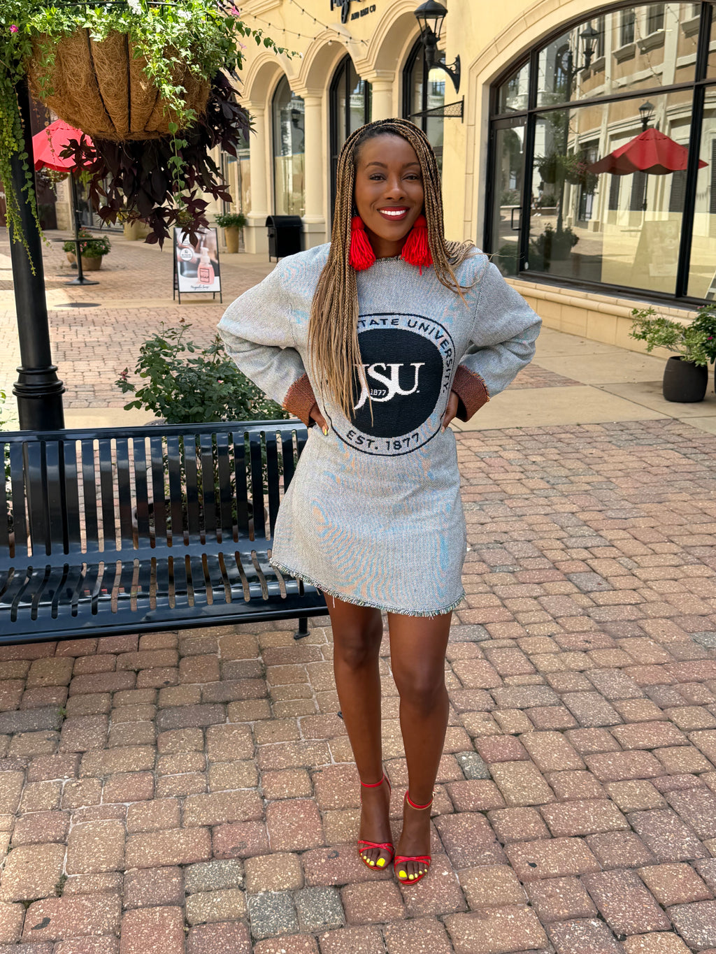 JSU Tapestry Dress (PRE ORDERS ARE SHIPPED APPROXIMATELY 30 DAYS AFTER PURCHASE) This is an estimate and is subject to change!