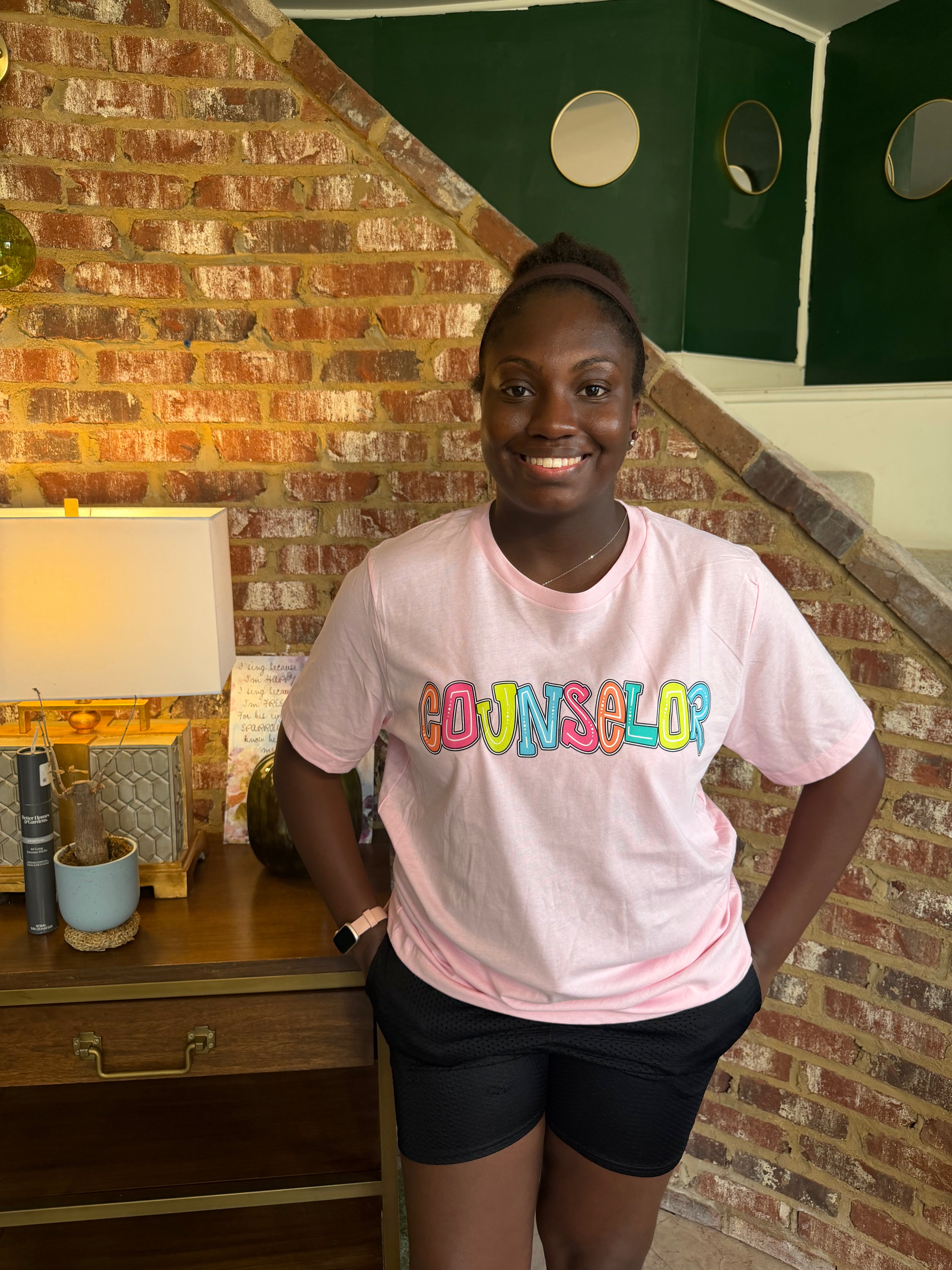 Counselor T-Shirt (Pink) | The Vault Collection