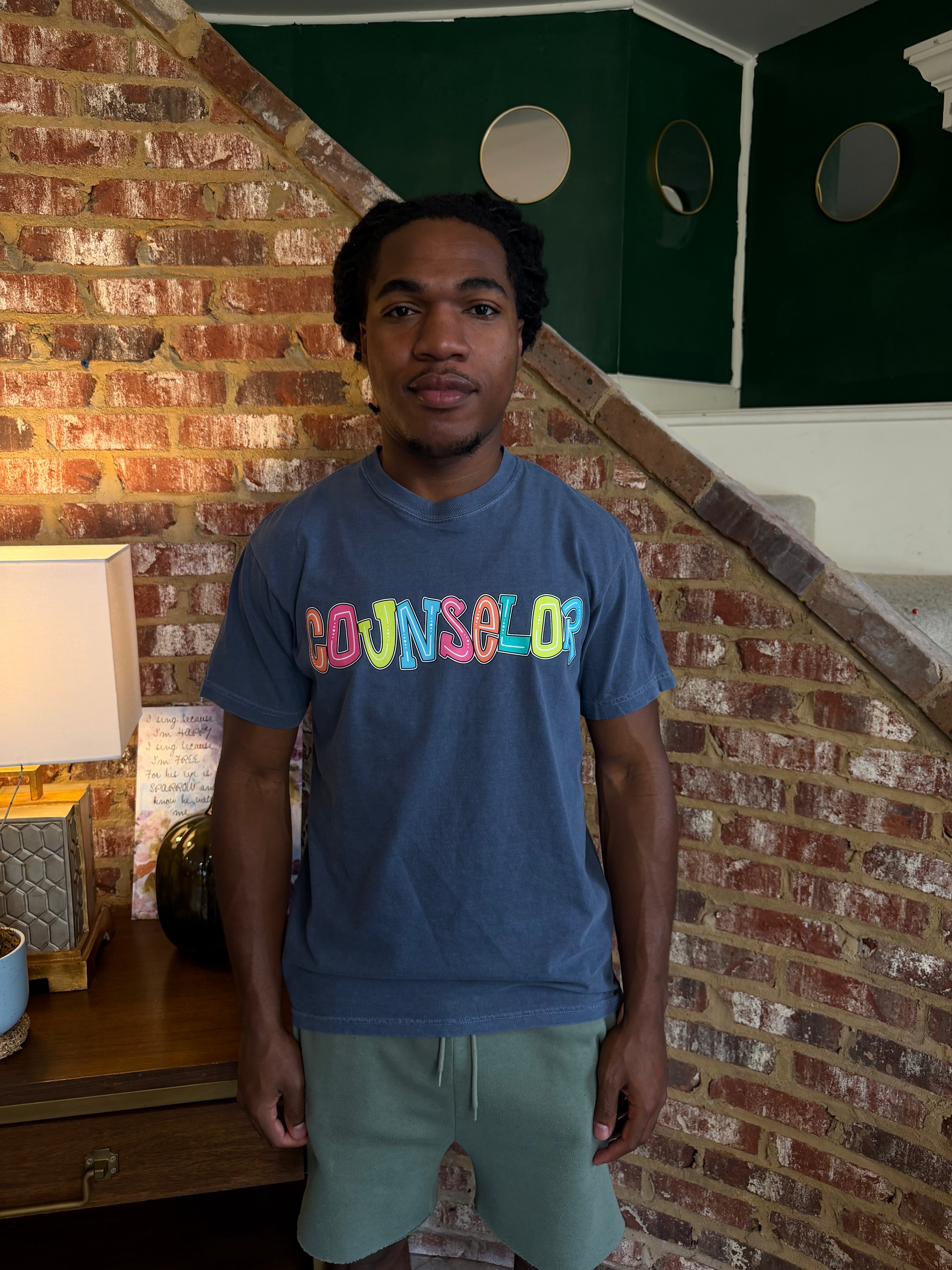 Counselor Tshirt (Blue) | The Vault Collection
