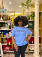 Bleed Thee Blue Spangle Luxe Tee (Boom Blue)