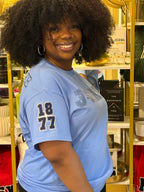 Bleed Thee Blue Spangle Luxe Tee (Boom Blue)