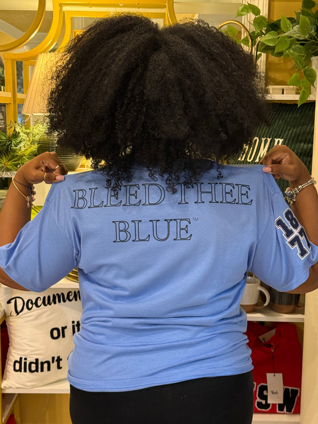 Bleed Thee Blue Spangle Luxe Tee (Boom Blue)