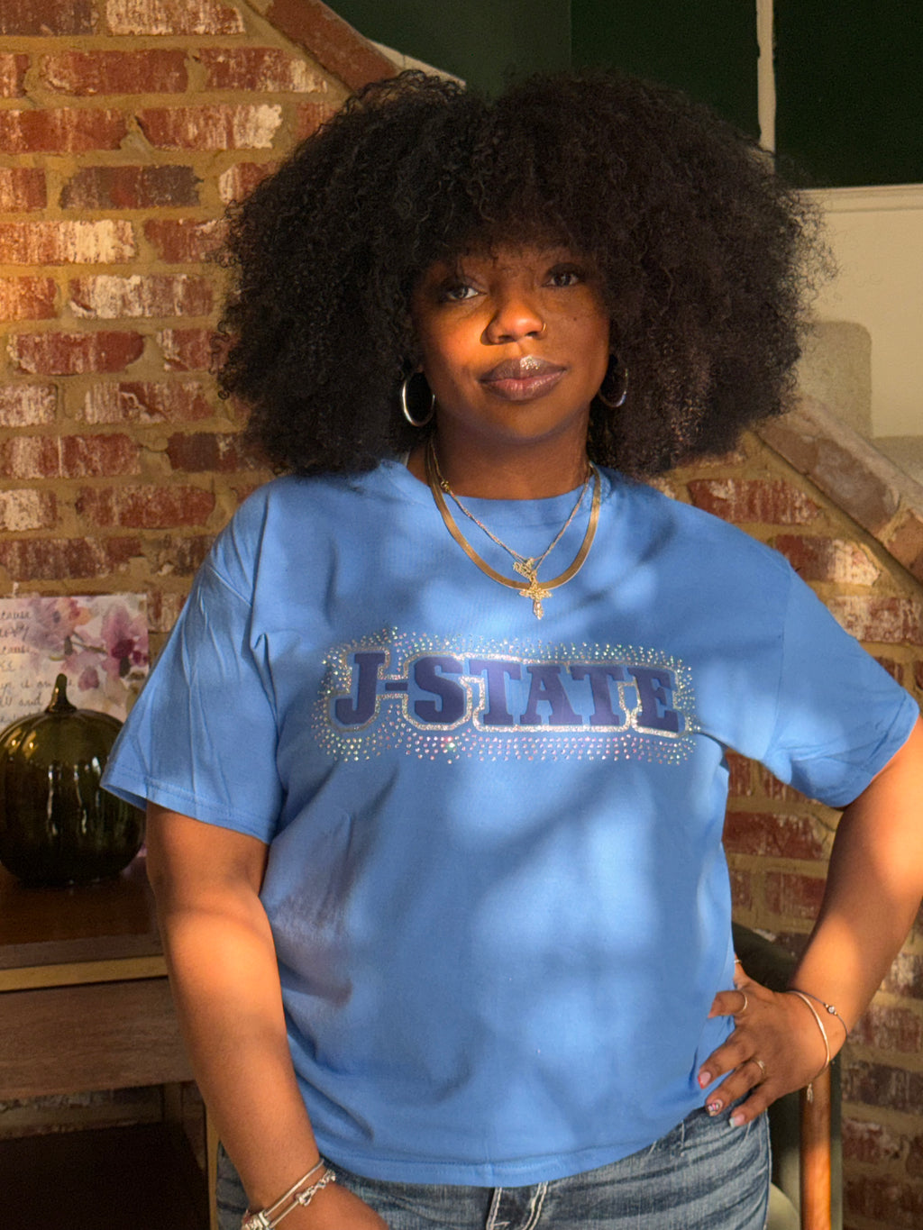 J-State Spark Luxe Tee (Boom Blue)