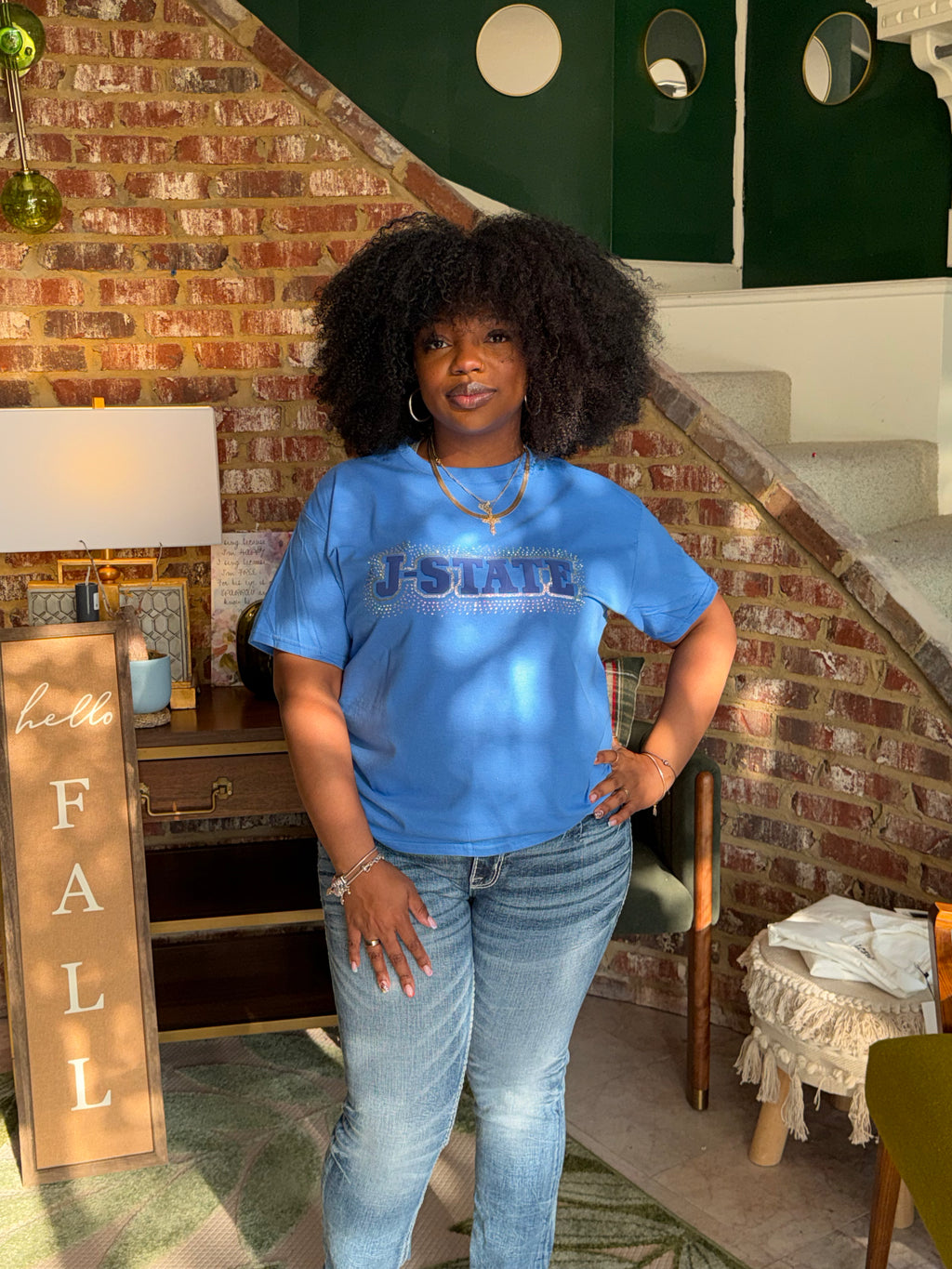 J-State Spark Luxe Tee (Boom Blue)