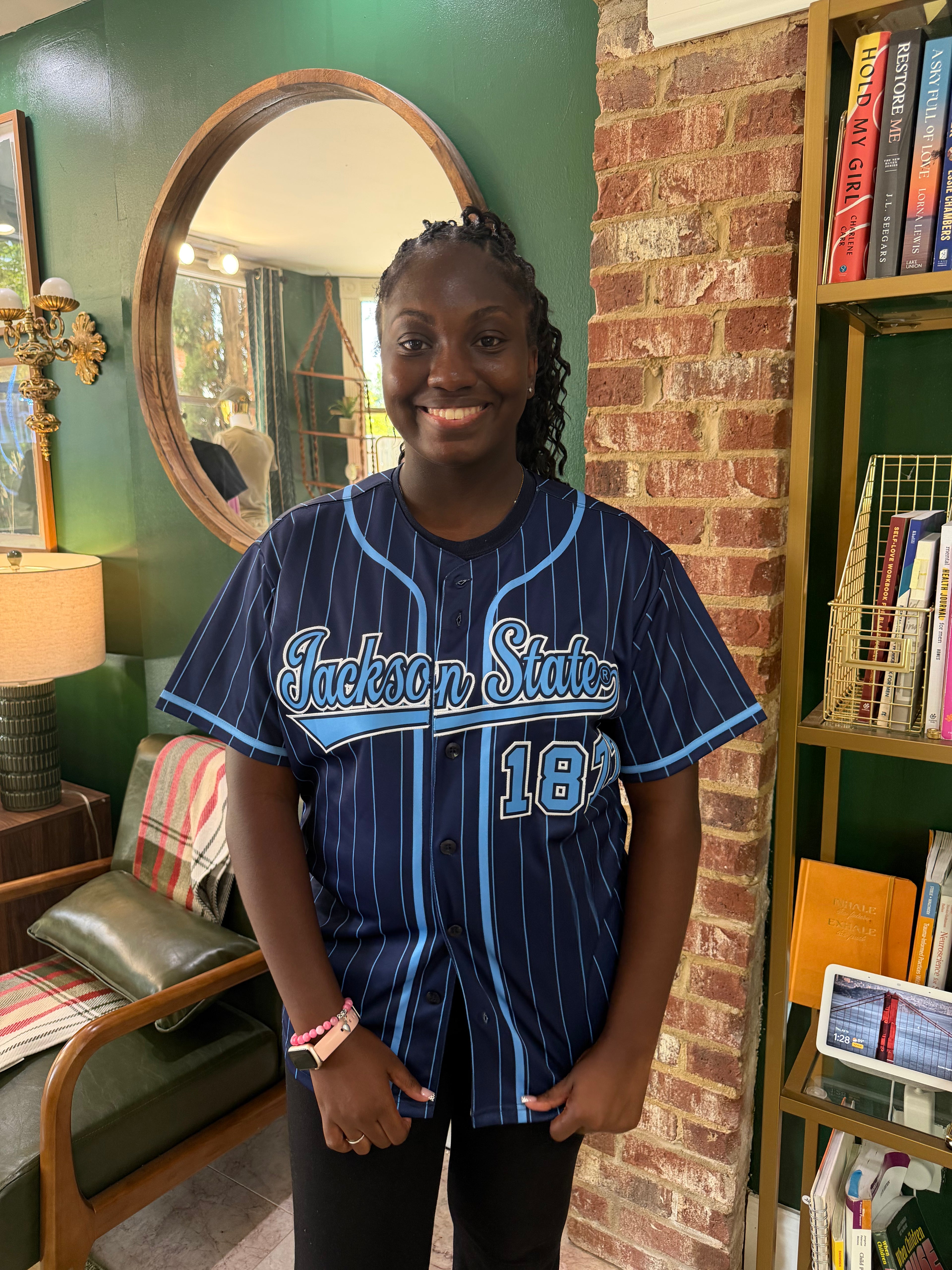 THEE Boom Blue JSU Jersey (WOMENS FIT)